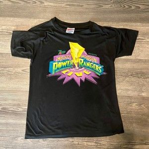 Mighty Morphin Power Rangers Live Show 1990s 7up T-Shirt